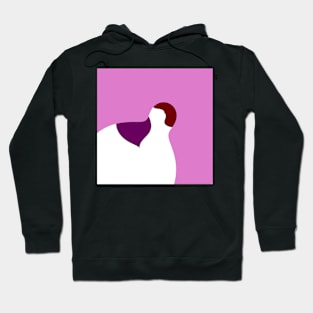 A bird on pink Hoodie